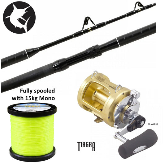 Shimano Hyper 15KG / Tiagra 30WLRSA Game Combo-Combo - Blue Water-Fishing Station-Fishing Station