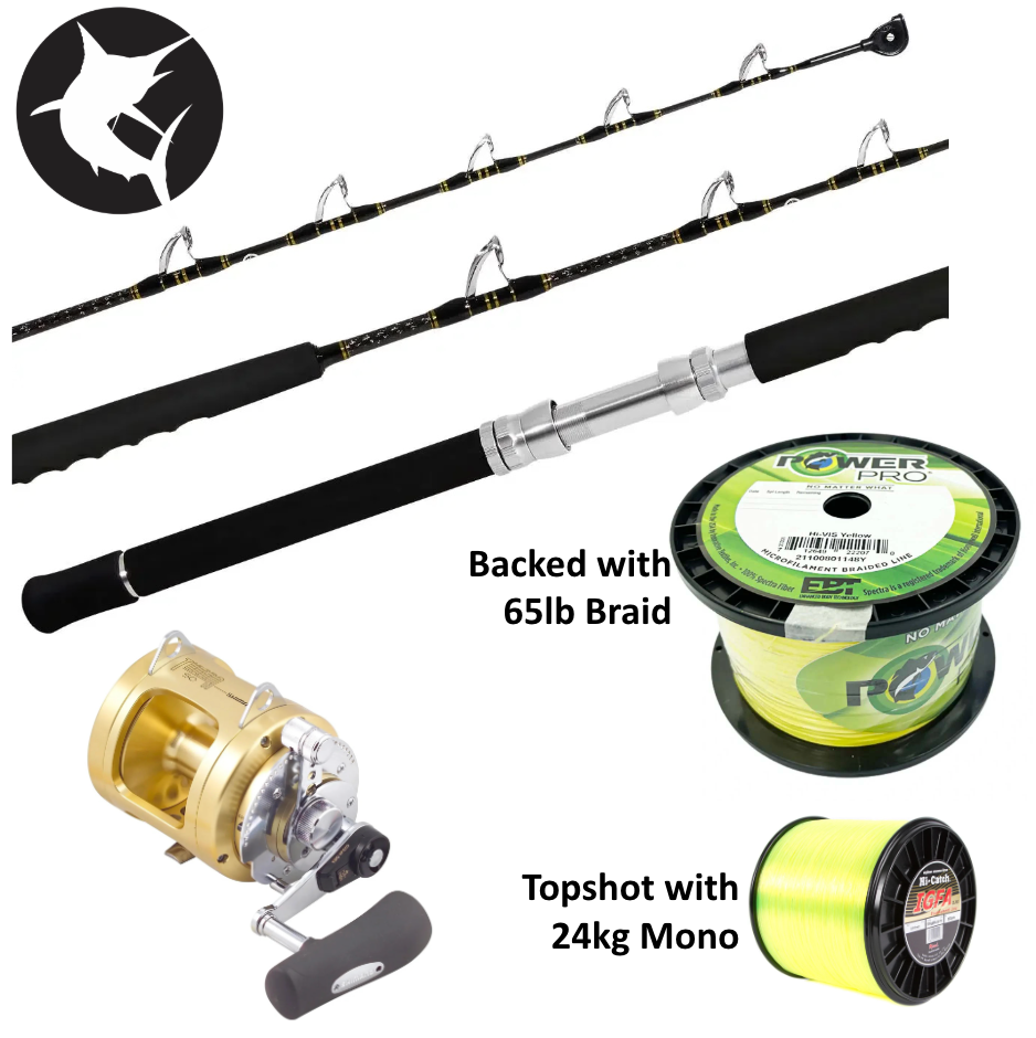 Shimano Speedmaster 24kg / Tiagra 50A Overhead Game Combo-Combo - Blue Water-Fishing Station-Fishing Station