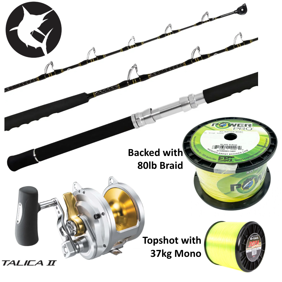 Shimano Speedmaster 37kg / Talica 50 2-Speed Overhead Game Combo-Combo - Blue Water-Fishing Station-Fishing Station