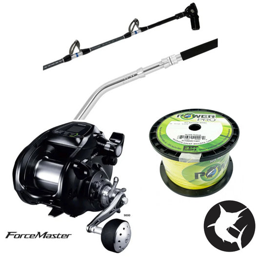 Shimano Status BW Deep Drop / Forcemaster FM9000A Electric Reel Combo-Combo - Electric-Fishing Station-Fishing Station