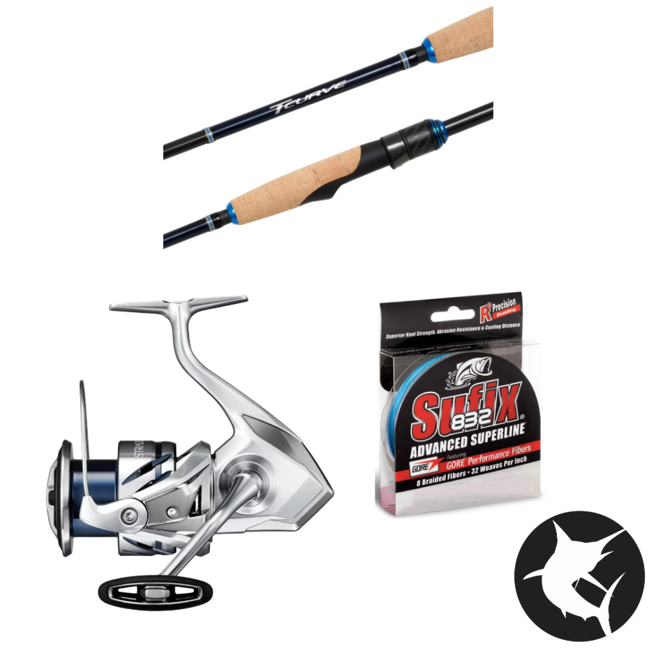 Snapper Combo - 24 TCurve 722SPMH / 23 Stradic FM 4000-Combo - Blue Water-Fishing Station-Fishing Station