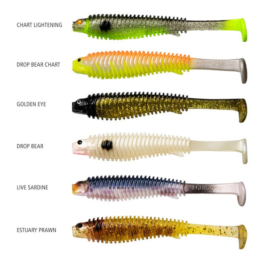 Squidgies Ridge Shad Lure-Lure - Soft Plastic-Squidgies-110mm-Live Sardine-Fishing Station