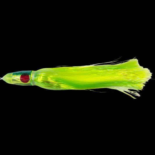 TANTRUM Lures Medium Bullet Strobez Flashabou Skirted Trolling Lure-Lure - Skirted Trolling-Tantrum-Green-Fishing Station