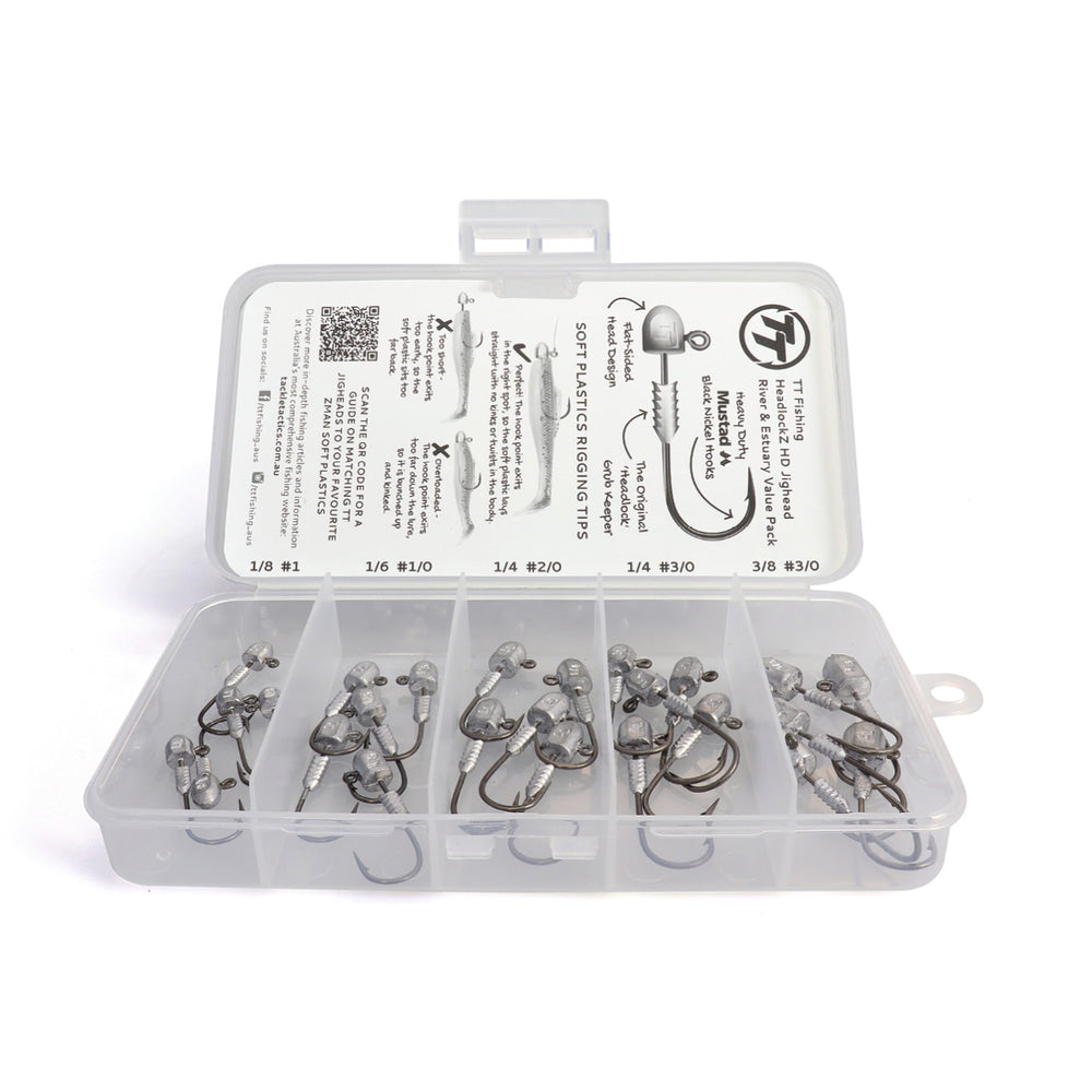 TT Headlockz HD Flathead Value Pack Jigheads-Hooks - Jigheads-Tackle Tactics (TT)-Fishing Station