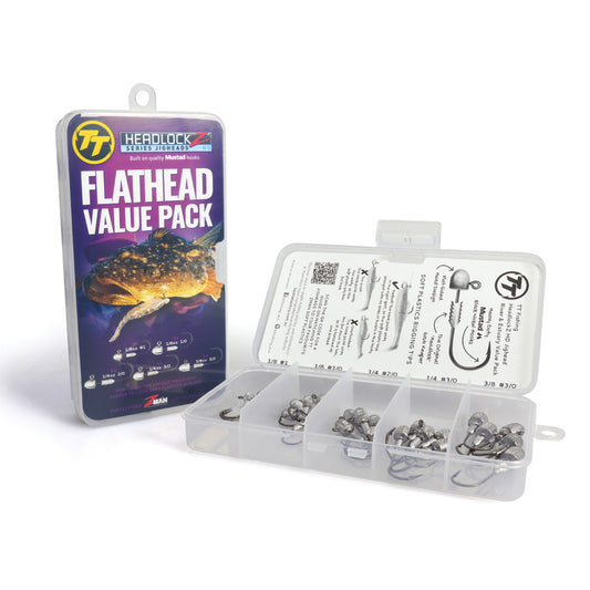 TT Headlockz HD Flathead Value Pack Jigheads-Hooks - Jigheads-Tackle Tactics (TT)-Fishing Station