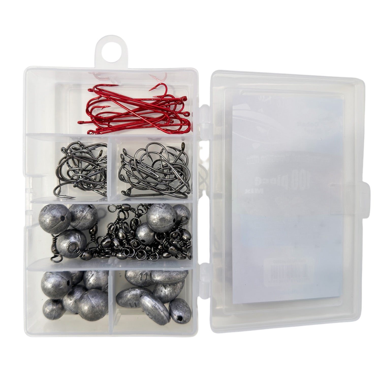 Terminal Tackle Kit - 100 Piece Mix-Tackle Boxes & Bags - Pre-Stocked Tackle Kits-Cobalt Blue-Fishing Station