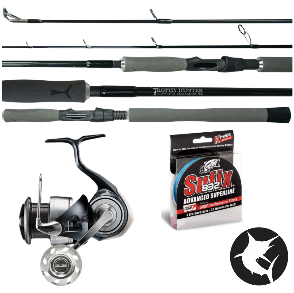 Trophy Hunter Snapper Combo - 752M / 24 Certate LT 4000-Combo - Blue Water-Fishing Station-Fishing Station