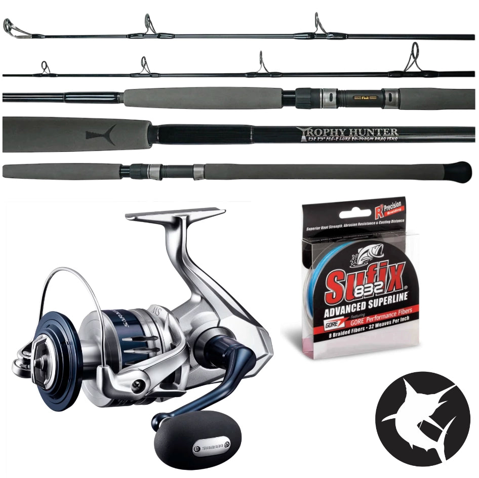 Trophy Hunter Tuna Combo - Topwater 838 / Saragosa 14000-Combo - Blue Water-Fishing Station-Fishing Station