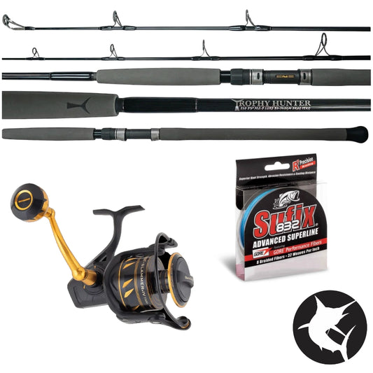 Trophy Hunter Tuna Combo - Topwater 838 / Slammer IV 7500-Combo - Blue Water-Fishing Station-Fishing Station