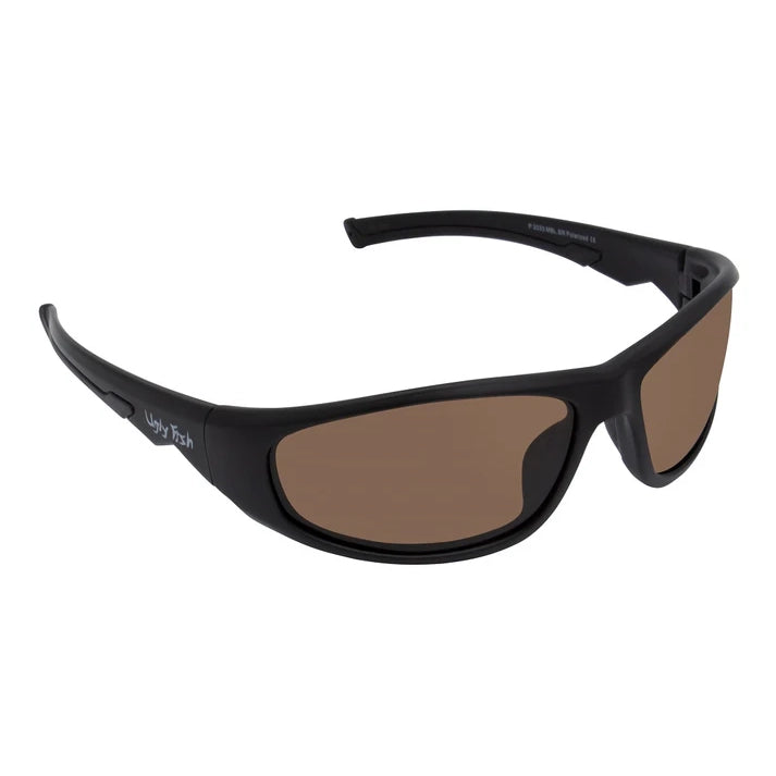 Ugly Fish P2033 Polarised Sunglasses-Sunglasses-Ugly Fish-Black - Brown (MBL.BR)-Fishing Station