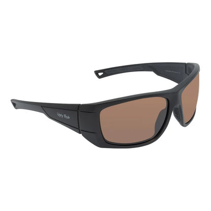 Ugly Fish P3644 Polarised Lifestyle Sunglasses-Sunglasses-Ugly Fish-Matt Black Frame/Brown-Fishing Station