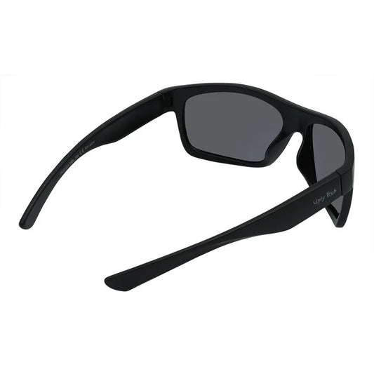 Ugly Fish PU5101 Unbreakable Polarised Sunglasses-Sunglasses-Ugly Fish-Matt Black Frame/Smoke Lens-Fishing Station