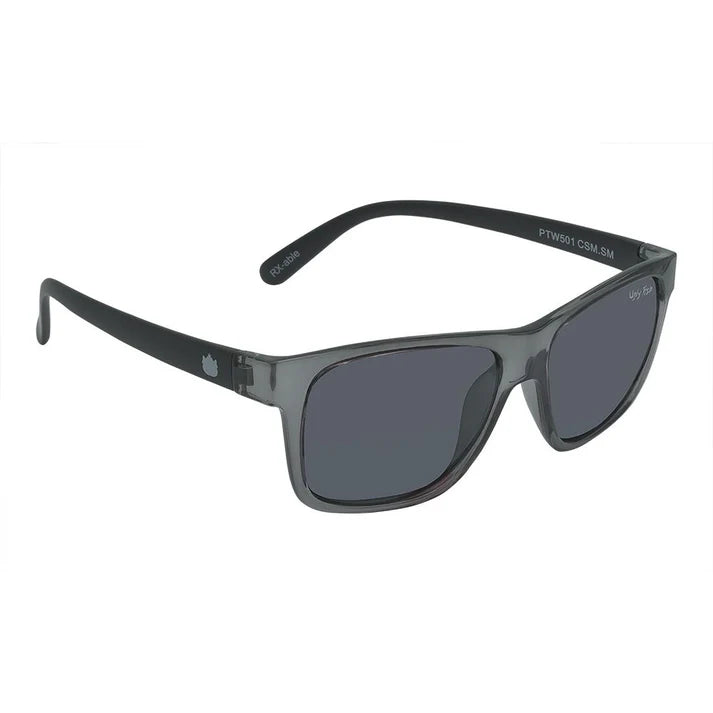 Ugly Fish Tweens Mid-Fit PTW501 Sunglasses-Sunglasses-Ugly Fish-Crystal Smoke Frame/Smoke Lens-Fishing Station