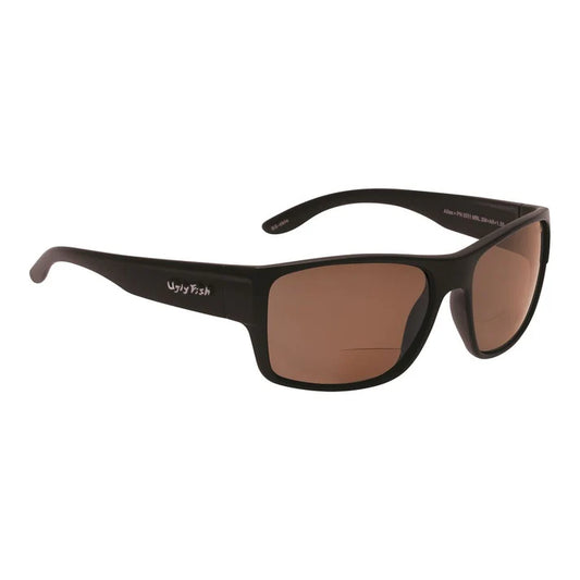 Ugly Fish PN3551 Bifocal Atlas Polarised Sunglasses-Sunglasses-Ugly Fish-Black- Brown +2.5 (MBL.BR)-Fishing Station