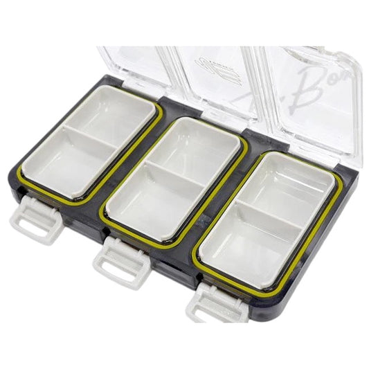 Versus VS-420 Three Compartment Mini Tackle Box-Tackle Boxes & Bags-Meiho-Fishing Station