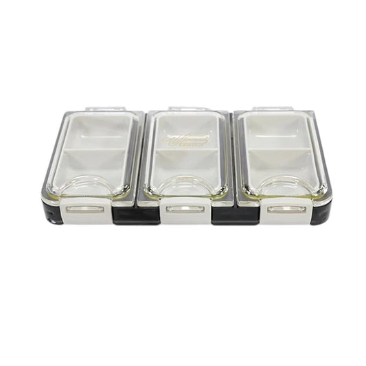 Versus VS-420 Three Compartment Mini Tackle Box-Tackle Boxes & Bags-Meiho-Fishing Station