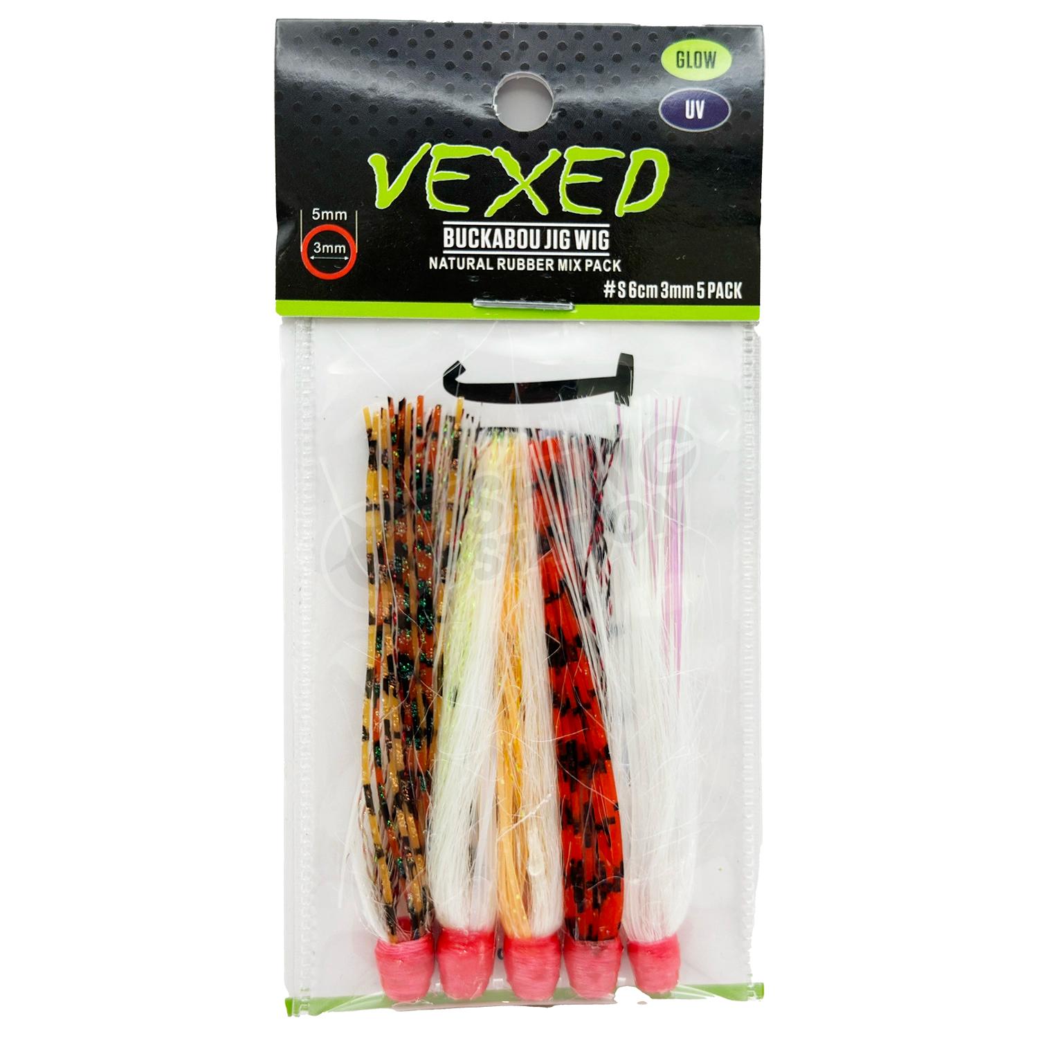 Vexed Buckabou Jig Wig-Hooks - Jigheads-Vexed-5cm 3mm-Fishing Station