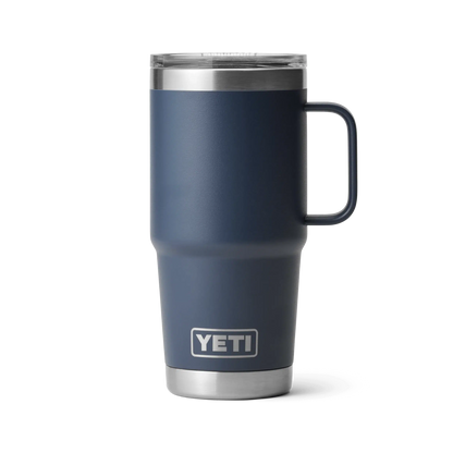 Yeti 20oz (591ml) Travel Mug with Stronghold Lid-Drinkware-Yeti-Navy-Fishing Station