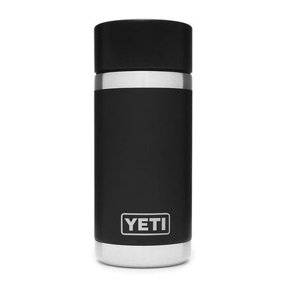 Yeti Rambler 12oz (355ml) Reuseable Bottle with HotShot Cap-Drinkware-Yeti-Black-Fishing Station