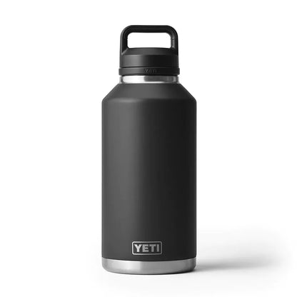 Yeti Rambler 64oz (1.89L) Reusable Bottle with Chug Cap-Drinkware-Yeti-Black-Fishing Station