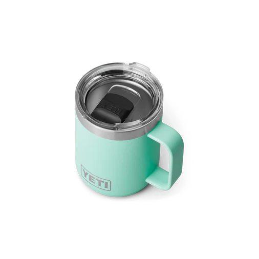 Yeti Rambler Stackable 10oz (295ml) Mug with Magslider Lid-Drinkware-Yeti-Seafoam-Fishing Station