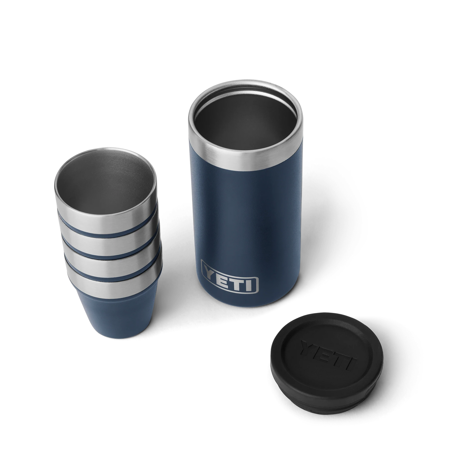 Yeti Shot Glasses with Carrying Case-Drinkware-Yeti-Navy-Fishing Station