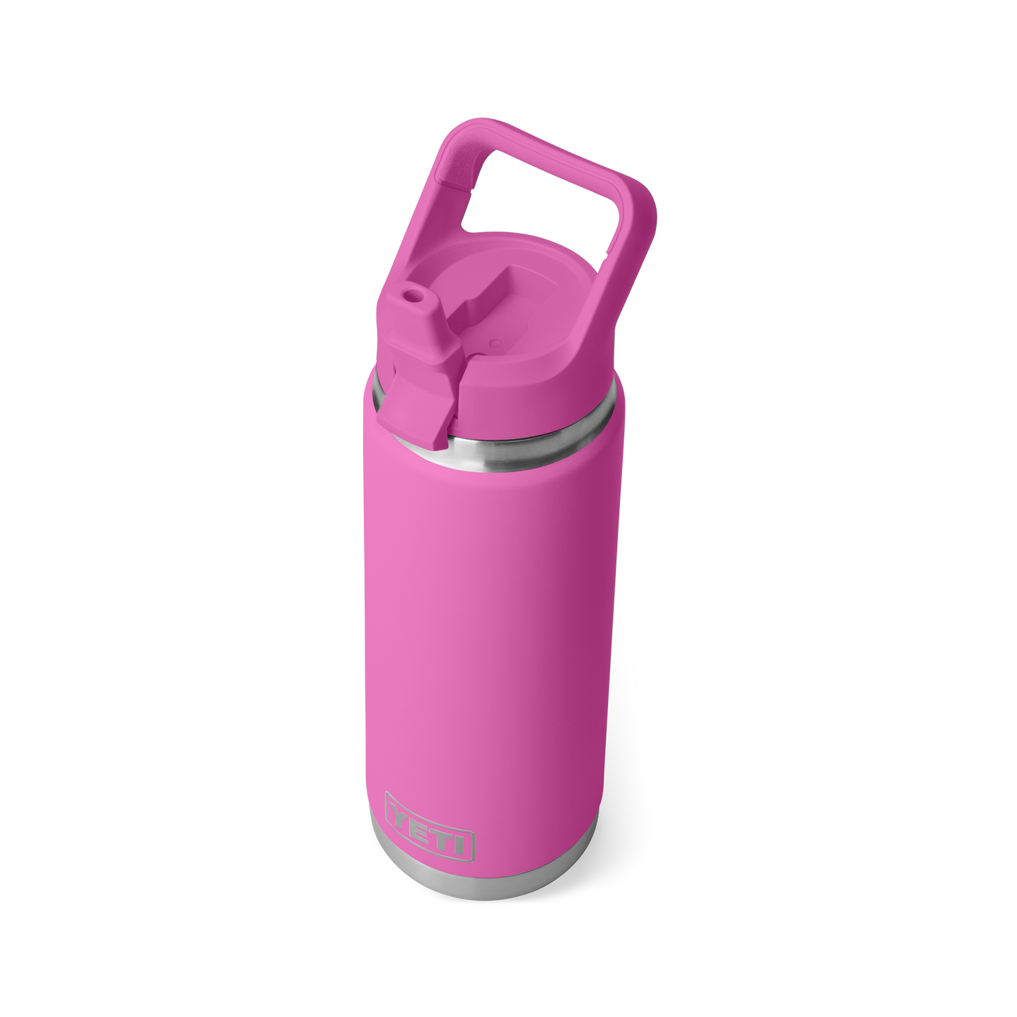 Yeti Rambler 26oz (769ml) Reuseable Bottle with Straw Cap-Drinkware-Yeti-Wildflower Fuchsia-Fishing Station