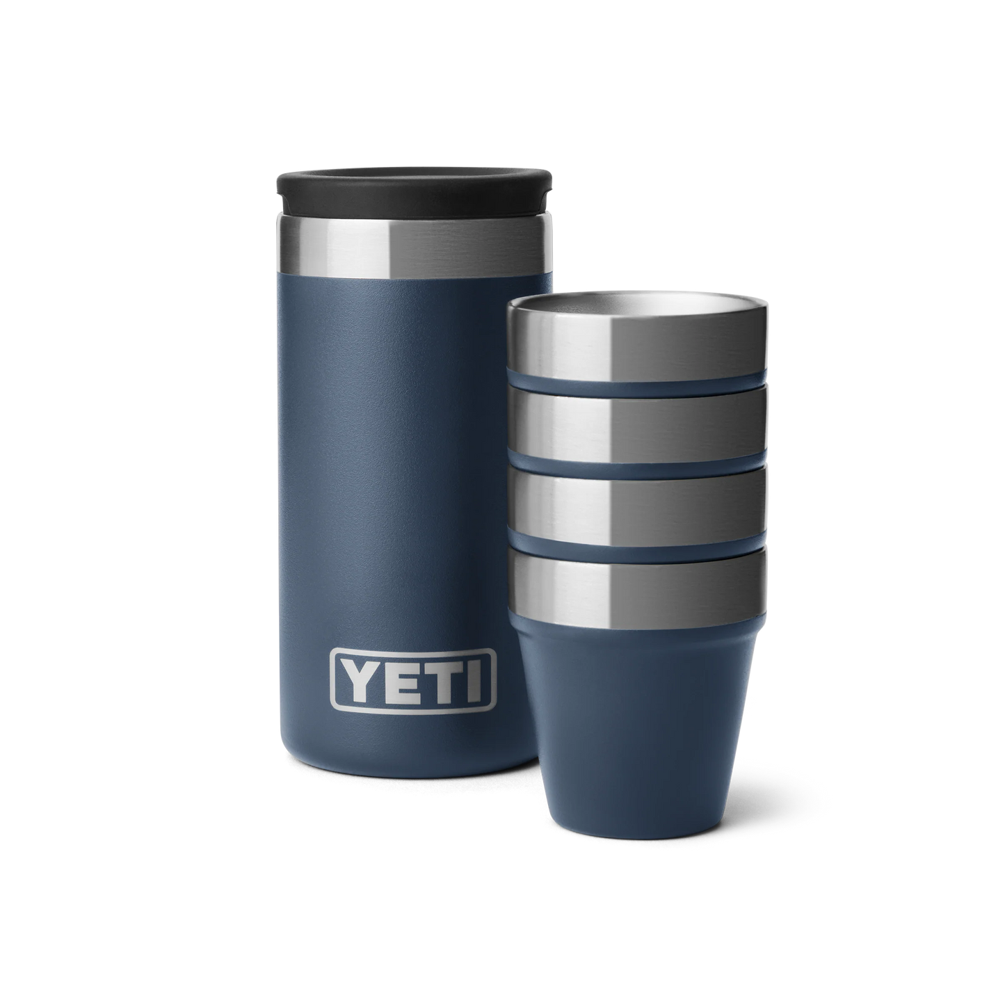 Yeti Shot Glasses with Carrying Case-Drinkware-Yeti-Navy-Fishing Station