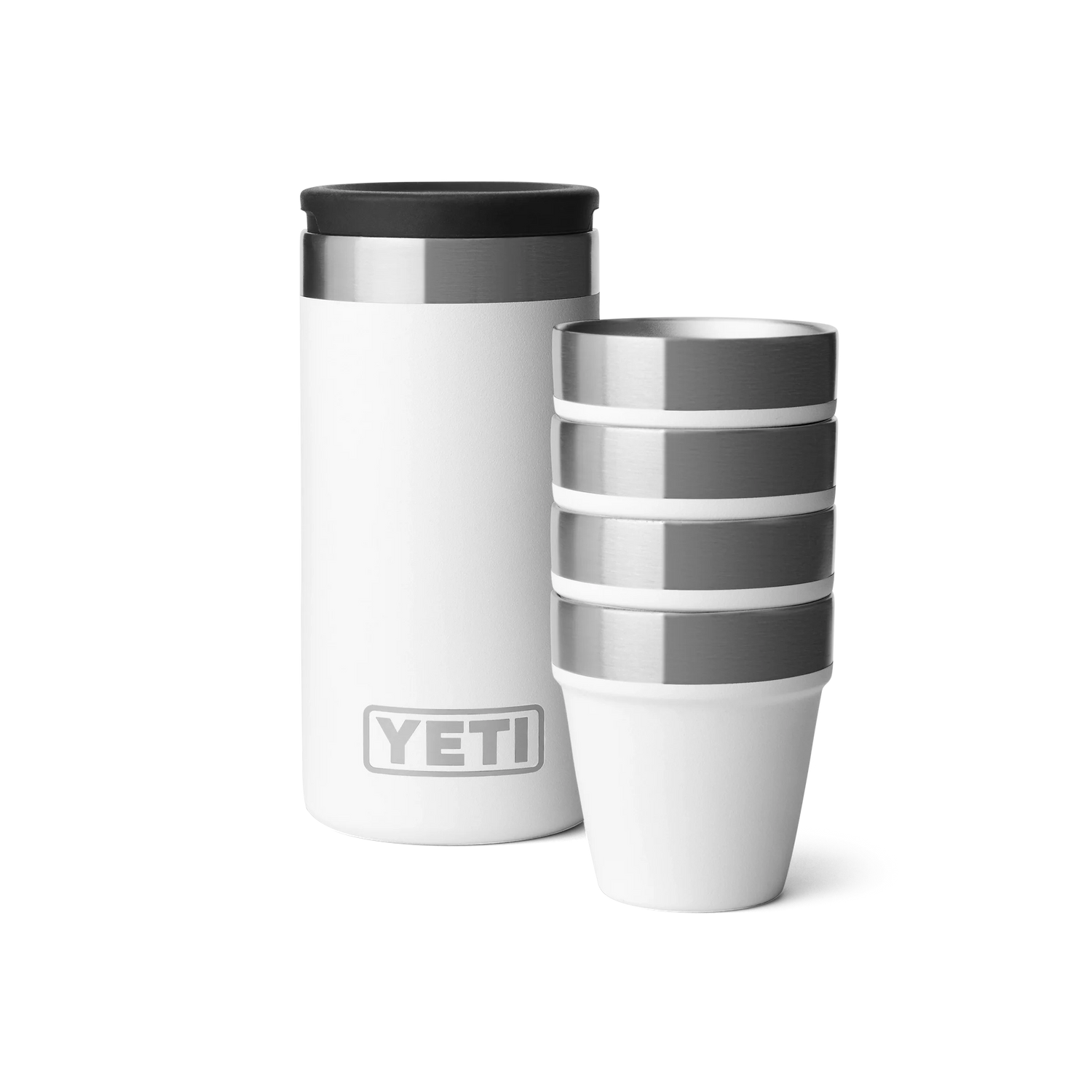 Yeti Shot Glasses with Carrying Case-Drinkware-Yeti-White-Fishing Station