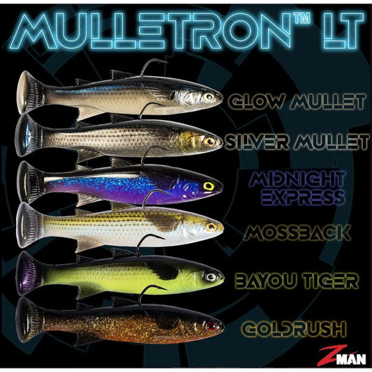 Z-Man Mulletron LT Lure-Lure - Soft Plastic-Z-Man-4.5"-Glow Mullet-Fishing Station