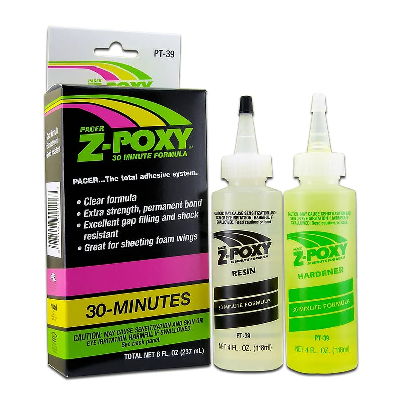 Zap Z-Poxy Adhesive 30 Minute Epoxy 8oz-Fly Fishing - Fly & Line Dressings-Zap-Fishing Station